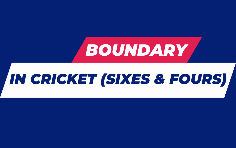 Boundary in Cricket